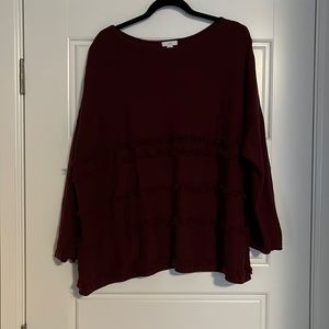 J.Jill Maroon sweater